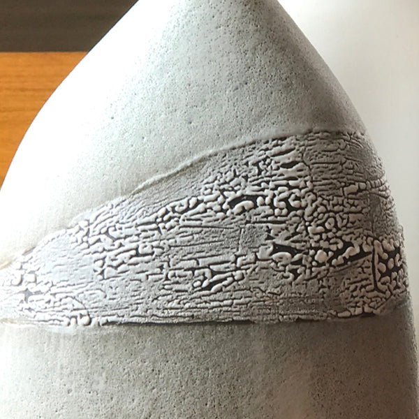 White Matte Textured 3-Piece Grouping - ZAN Home Decor