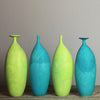 Chartreuse Tall Stem-Neck Vase - ZAN Home Decor